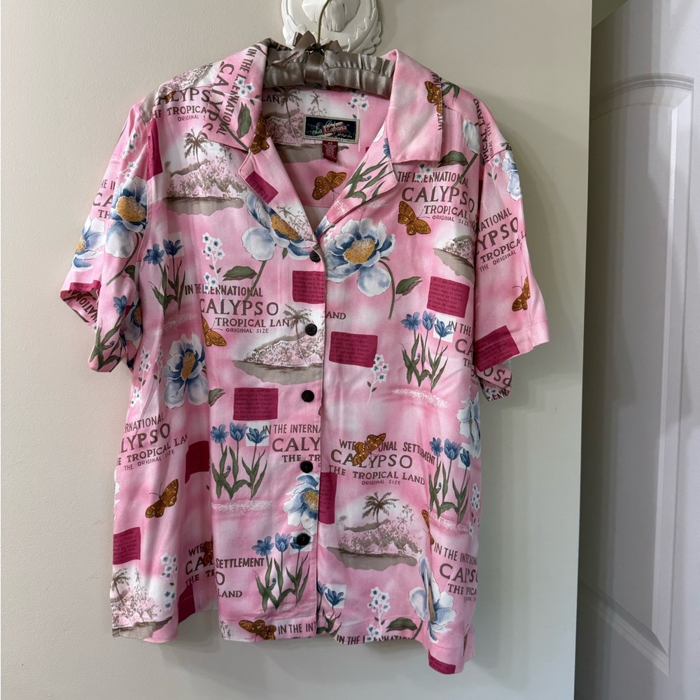 Pink Tropical Kids Shirt